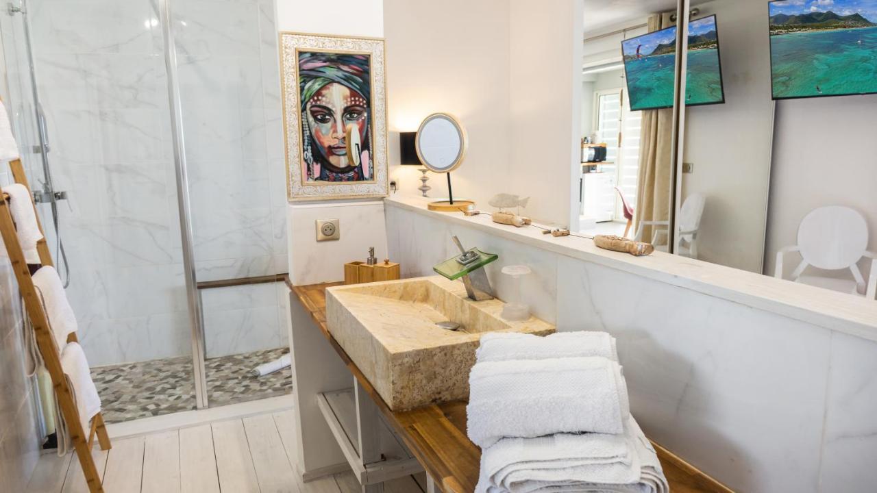Official Page "Residence Bleu Marine" - Sea View Apartments & Studios - Saint-Martin French Side Grand Case Exteriör bild