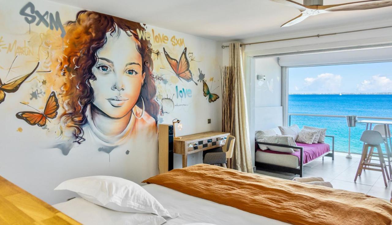 Official Page "Residence Bleu Marine" - Sea View Apartments & Studios - Saint-Martin French Side Grand Case Exteriör bild