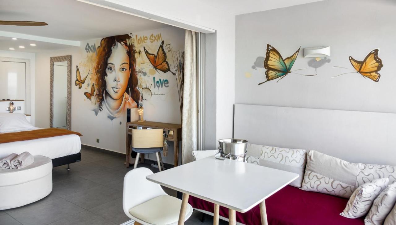 Official Page "Residence Bleu Marine" - Sea View Apartments & Studios - Saint-Martin French Side Grand Case Exteriör bild