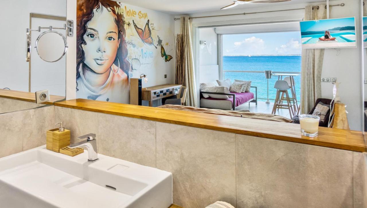 Official Page "Residence Bleu Marine" - Sea View Apartments & Studios - Saint-Martin French Side Grand Case Exteriör bild