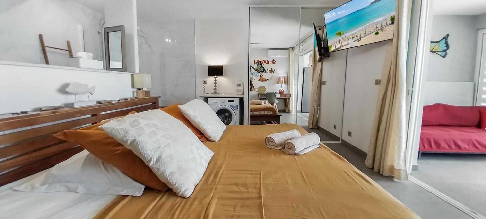 Official Page "Residence Bleu Marine" - Sea View Apartments & Studios - Saint-Martin French Side Grand Case Exteriör bild