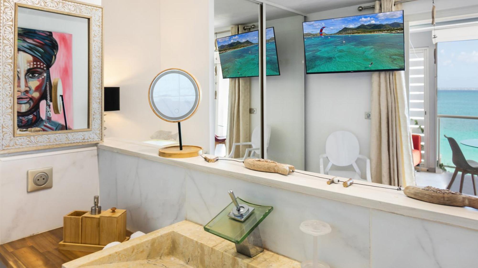Official Page "Residence Bleu Marine" - Sea View Apartments & Studios - Saint-Martin French Side Grand Case Rum bild